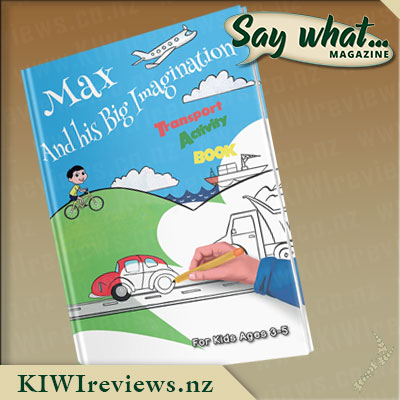 Say what... Exclusive - Max and his Big Imagination: Transport Activity Book Giveaway